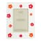 4" x 6" White with Pink & Orange Flowers Tabletop Frame, Treasured Finds by Ashland®